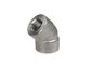 45 Degree Male Threaded Elbow , ASTM A182 F53 Steel Gas Pipe Fittings ASME B16 11